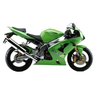 Carénage Kawasaki ZX6R 2003-2004 Pas Chère