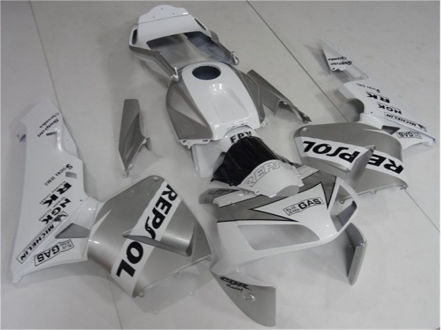 Argent Blanc Noir Repsol Carénages Moto Honda CBR 600 RR 03-04 Argent Blanc Noir Repsol Carénages Moto Honda CBR 600 RR 03-04