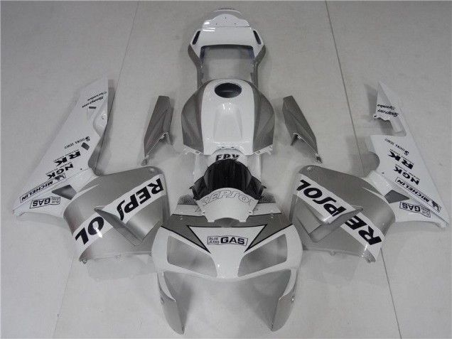 Argent Blanc Noir Repsol Carénages Moto Honda CBR 600 RR 03-04 Argent Blanc Noir Repsol Carénages Moto Honda CBR 600 RR 03-04