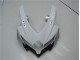 Blanc Argent Bleu Carénage Moto Suzuki GSXR 600 / 750 K8 08-10 Blanc Argent Bleu Carénage Moto Suzuki GSXR 600 / 750 K8 08-10
