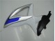 Blanc Argent Bleu Carénage Moto Suzuki GSXR 600 / 750 K8 08-10 Blanc Argent Bleu Carénage Moto Suzuki GSXR 600 / 750 K8 08-10