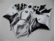 Blanc Argent Noir Carénage Moto Honda CBR 600 RR 09-12 Blanc Argent Noir Carénage Moto Honda CBR 600 RR 09-12