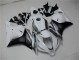 Blanc Argent Noir Carénage Moto Honda CBR 600 RR 09-12 Blanc Argent Noir Carénage Moto Honda CBR 600 RR 09-12