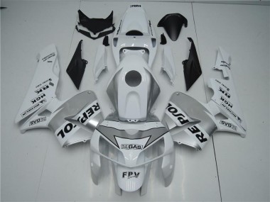 Blanc Argent Noir Repsol Carénage Moto Honda CBR 600 RR 05-06