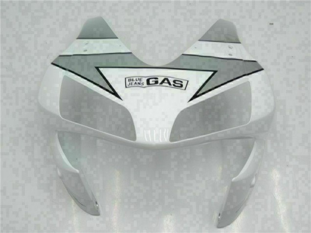 Blanc Argent Repsol Carénage Moto Honda CBR 600 RR 03-04 Blanc Argent Repsol Carénage Moto Honda CBR 600 RR 03-04