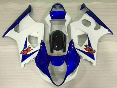 Blanc Bleu Carénage Moto Suzuki GSXR 1000 K3 03-04