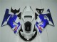 Blanc Bleu Carénage Moto Suzuki GSXR 600 / 750 K1 K2 K3 01-03 Blanc Bleu Carénage Moto Suzuki GSXR 600 / 750 K1 K2 K3 01-03