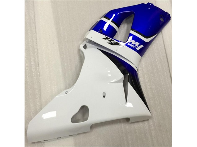 Blanc Bleu Carénage Moto Yamaha R1 00-01 Blanc Bleu Carénage Moto Yamaha R1 00-01