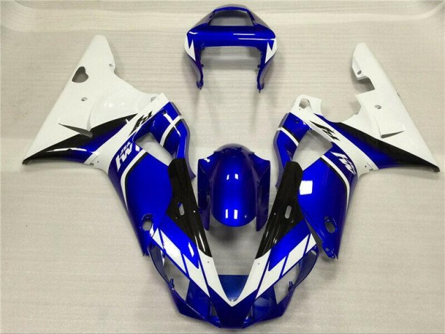 Blanc Bleu Carénage Moto Yamaha R1 00-01 Blanc Bleu Carénage Moto Yamaha R1 00-01