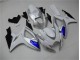 Blanc Bleu Carénages Moto Suzuki GSXR 600 / 750 K6 06-07 Blanc Bleu Carénages Moto Suzuki GSXR 600 / 750 K6 06-07