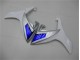 Blanc Bleu Carénages Moto Suzuki GSXR 600 / 750 K6 06-07 Blanc Bleu Carénages Moto Suzuki GSXR 600 / 750 K6 06-07