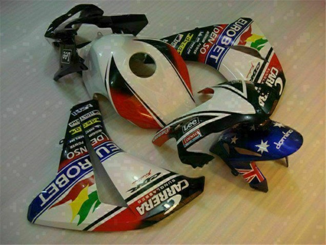 Blanc Bleu Carrosserie Moto Honda CBR 1000 RR 08-11 Blanc Bleu Carrosserie Moto Honda CBR 1000 RR 08-11