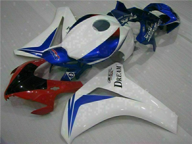 Blanc Bleu Kit Carénages Motos Complet Honda CBR 1000 RR 08-11 Blanc Bleu Kit Carénages Motos Complet Honda CBR 1000 RR 08-11
