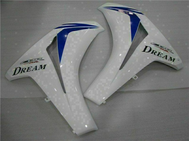 Blanc Bleu Kit Carénages Motos Complet Honda CBR 1000 RR 08-11 Blanc Bleu Kit Carénages Motos Complet Honda CBR 1000 RR 08-11
