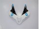Blanc Bleu Noir Carénage Moto Honda CBR 600 RR 07-08 Blanc Bleu Noir Carénage Moto Honda CBR 600 RR 07-08