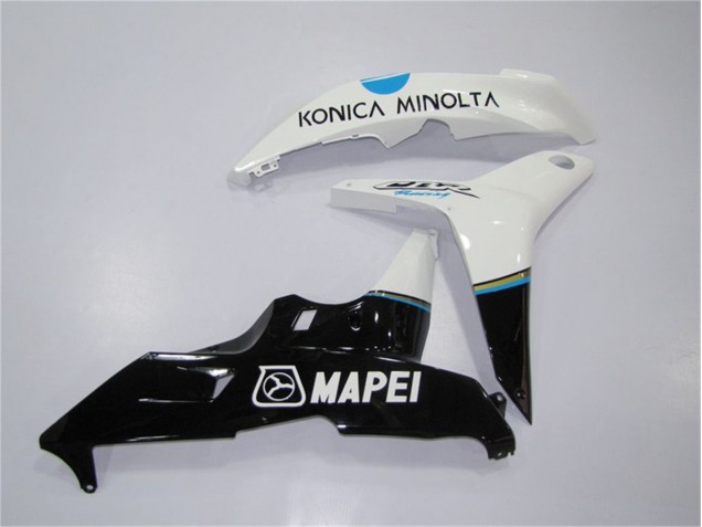 Blanc Bleu Noir Carénage Moto Honda CBR 600 RR 07-08 Blanc Bleu Noir Carénage Moto Honda CBR 600 RR 07-08