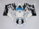 Blanc Bleu Noir Carénage Moto Honda CBR 600 RR 07-08 Blanc Bleu Noir Carénage Moto Honda CBR 600 RR 07-08