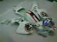 Blanc Bleu R 2 Carénage Moto Honda CBR 600 RR 03-04 Blanc Bleu R 2 Carénage Moto Honda CBR 600 RR 03-04