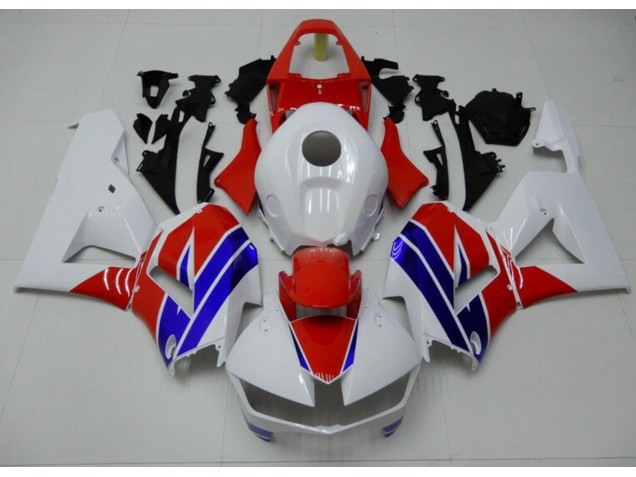 Blanc Bleu Rouge Carénage Moto Honda CBR 600 RR 13-21