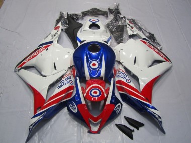 Blanc Bleu Rouge Carénages Moto Honda CBR 600 RR 09-12