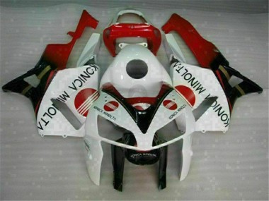 Blanc Carénage Moto ABS Honda CBR 600 RR 05-06