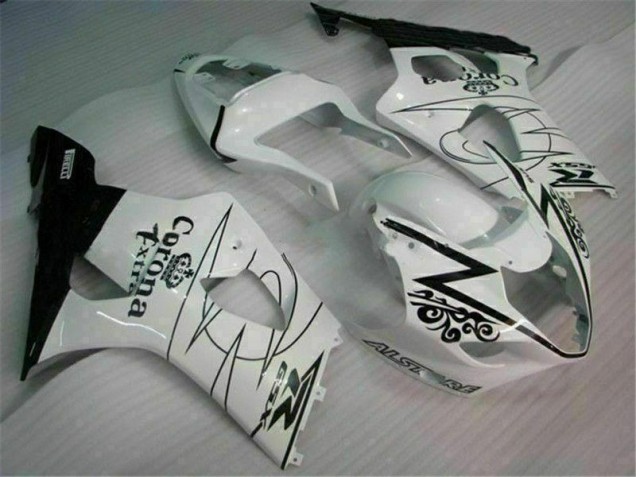 Blanc Carénage Moto Suzuki GSXR 1000 K3 03-04 Blanc Carénage Moto Suzuki GSXR 1000 K3 03-04
