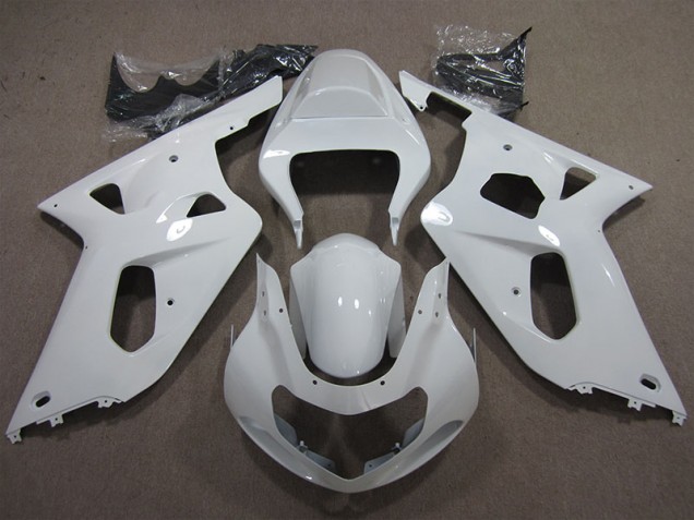 Blanc Carénage Moto Suzuki GSXR 600 K1 K2 K3 01-03