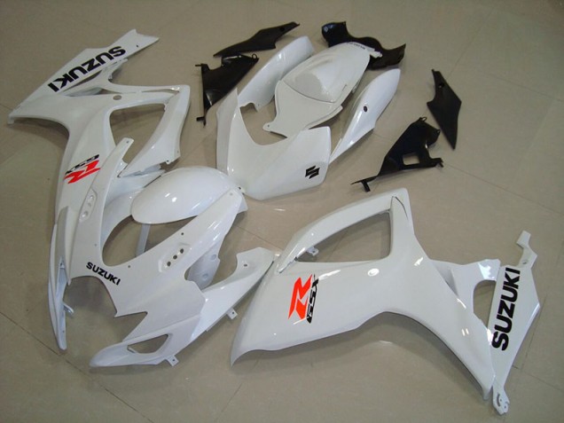 Blanc Carénage Moto Suzuki GSXR 750 K6 06-07 Blanc Carénage Moto Suzuki GSXR 750 K6 06-07