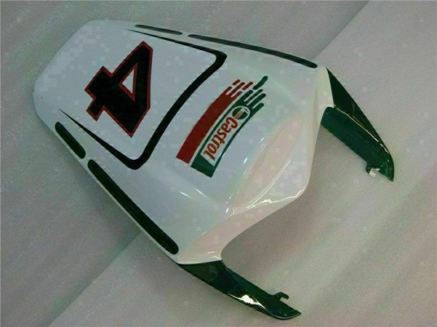 Blanc Castrol 4 Carénage Moto Honda CBR 1000 RR 08-11 Blanc Castrol 4 Carénage Moto Honda CBR 1000 RR 08-11