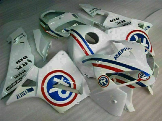 Blanc Kit Carénages Motos & Plastique Honda CBR 600 RR 05-06 Blanc Kit Carénages Motos & Plastique Honda CBR 600 RR 05-06
