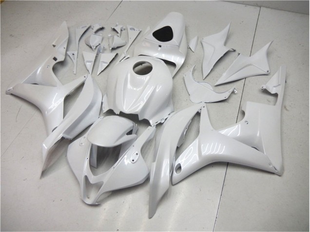 Blanc Nacré Carénages Moto Honda CBR 600 RR 07-08 Blanc Nacré Carénages Moto Honda CBR 600 RR 07-08