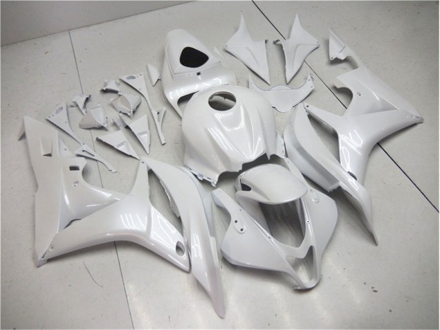 Blanc Nacré Carénages Moto Honda CBR 600 RR 07-08 Blanc Nacré Carénages Moto Honda CBR 600 RR 07-08