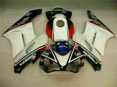 Blanc Noir Carénage Moto Honda CBR 1000 RR 04-05