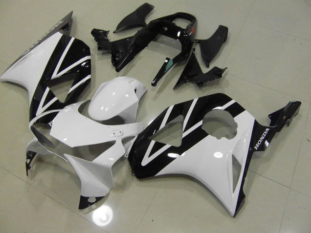 Blanc Noir Carénage Moto Honda CBR 900 RR 954 02-03 Blanc Noir Carénage Moto Honda CBR 900 RR 954 02-03