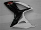 Blanc Noir Carénage Moto Suzuki GSXR 600 / 750 K6 06-07 Blanc Noir Carénage Moto Suzuki GSXR 600 / 750 K6 06-07