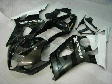 Blanc Noir Carénages Moto Suzuki GSXR 1000 K3 03-04