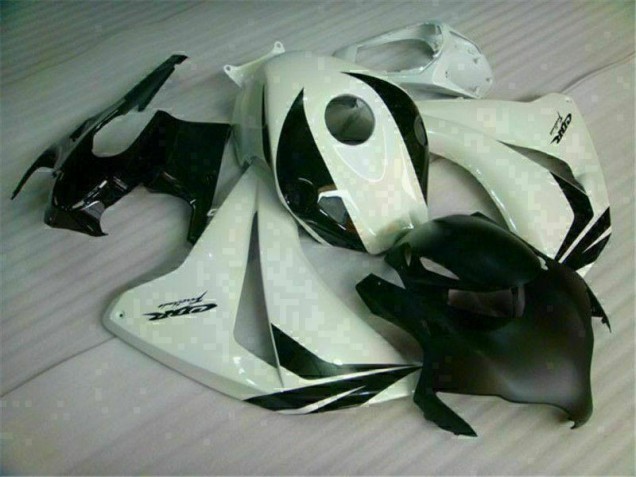 Blanc Noir Carrosserie Moto Honda CBR 1000 RR 08-11 Blanc Noir Carrosserie Moto Honda CBR 1000 RR 08-11