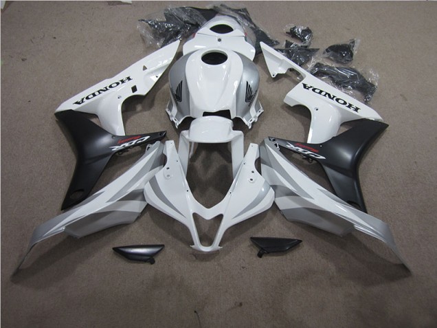 Blanc Noir Carrosserie Moto Honda CBR 600 RR 07-08 Blanc Noir Carrosserie Moto Honda CBR 600 RR 07-08