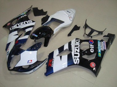 Blanc Noir Elf Carénage Moto Suzuki GSXR 1000 K3 03-04