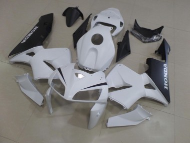 Blanc Noir Kit Carénages Motos Complet Honda CBR 600 RR 05-06