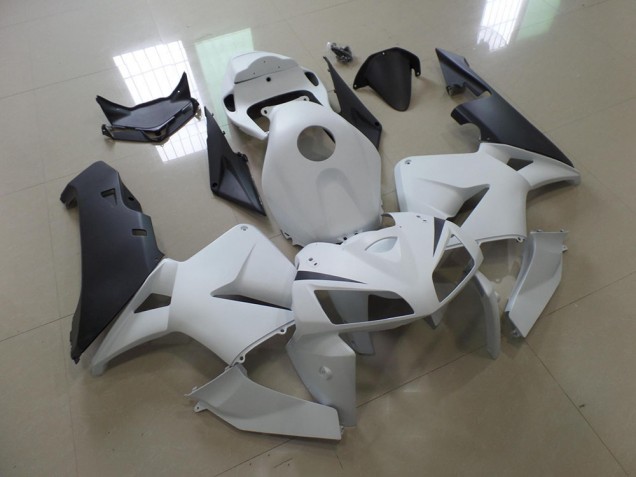Blanc Noir Kit Carénages Motos Honda CBR 600 RR 05-06 Blanc Noir Kit Carénages Motos Honda CBR 600 RR 05-06