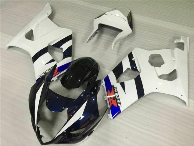 Blanc Noir Kit Carénages Motos Suzuki GSXR 1000 K3 03-04 Blanc Noir Kit Carénages Motos Suzuki GSXR 1000 K3 03-04