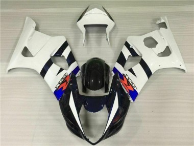 Blanc Noir Kit Carénages Motos Suzuki GSXR 1000 K3 03-04