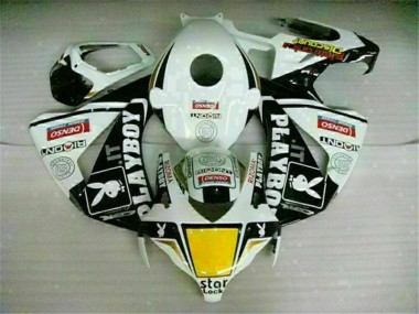 Blanc Noir Playboy Carénages Moto Honda CBR 1000 RR 08-11