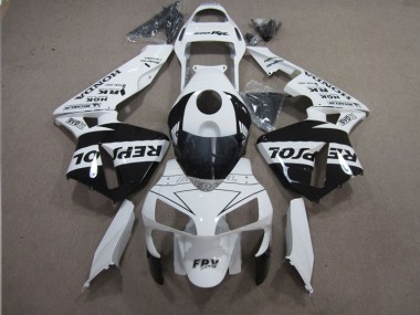 Blanc Noir Repsol Carénage Moto Honda CBR 600 RR 03-04