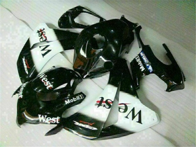 Blanc Noir West Carénage Moto Honda CBR 1000 RR 08-11 Blanc Noir West Carénage Moto Honda CBR 1000 RR 08-11