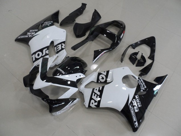 Blanc Repsol Carénage Moto Honda CBR 600 F4i 01-03 Blanc Repsol Carénage Moto Honda CBR 600 F4i 01-03