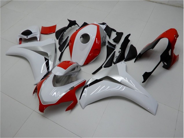 Blanc Rouge Carénage Moto Honda CBR 1000 RR 08-11