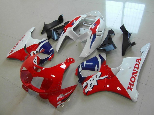 Blanc Rouge Carénage Moto Honda CBR 900 RR 893 96-97 Blanc Rouge Carénage Moto Honda CBR 900 RR 893 96-97