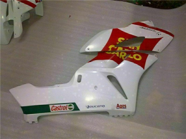 Blanc Rouge Carrosserie Moto Honda CBR 1000 RR 04-05 Blanc Rouge Carrosserie Moto Honda CBR 1000 RR 04-05